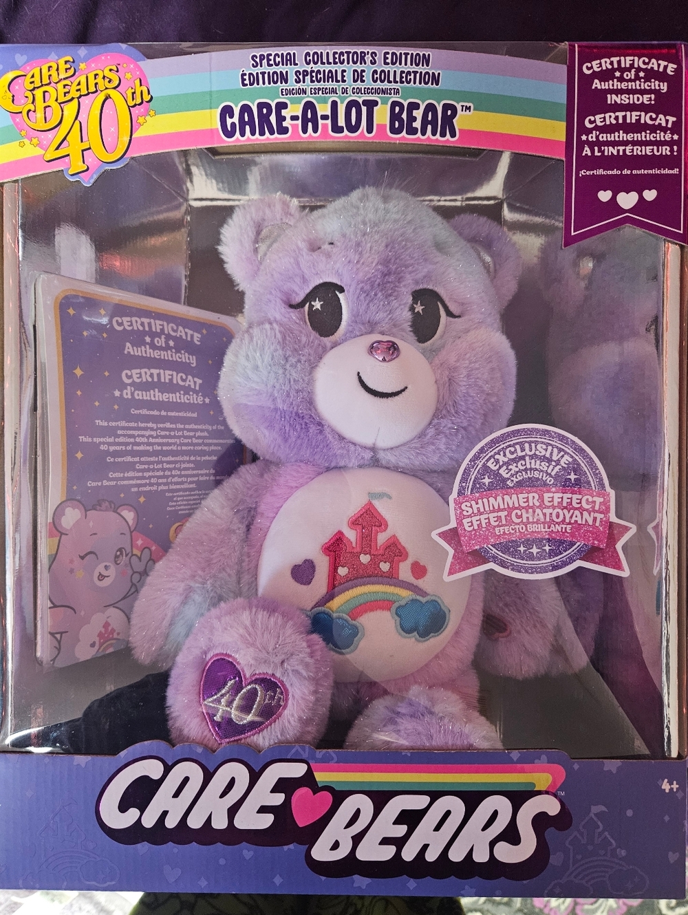 Care Bear Care-A-Lot Bear 40th Anniversary